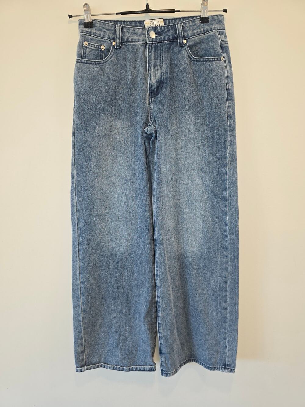Blue Asphalt Wide Leg jeans with Cherry Pockets Size Small So cute!